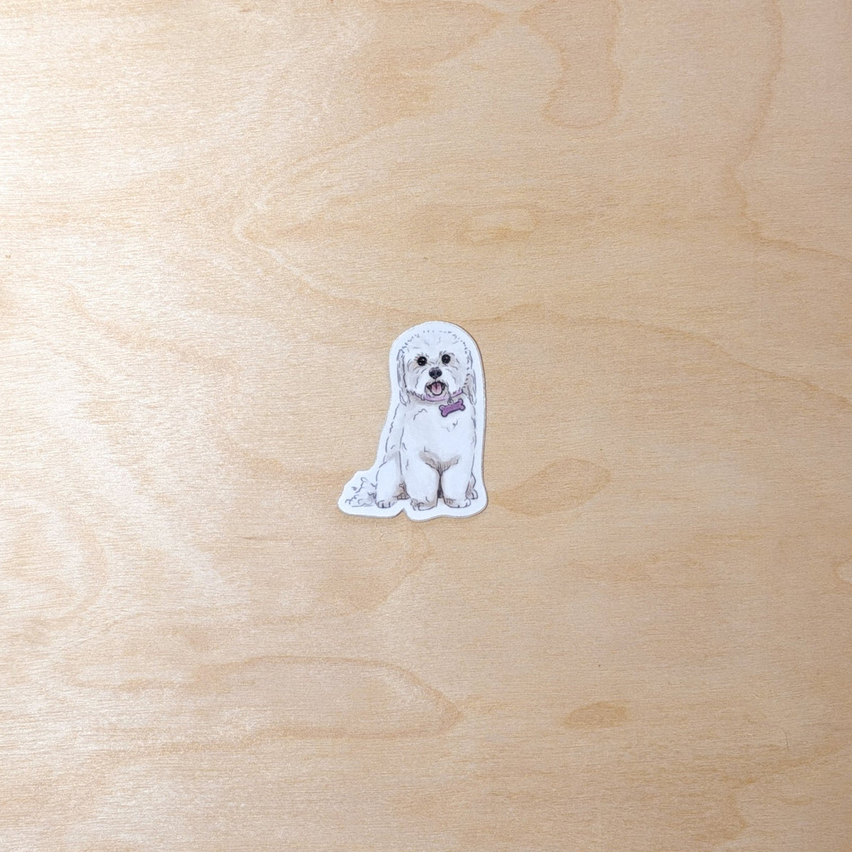 Bichon Frise Dog Pet Watercolor Sticker