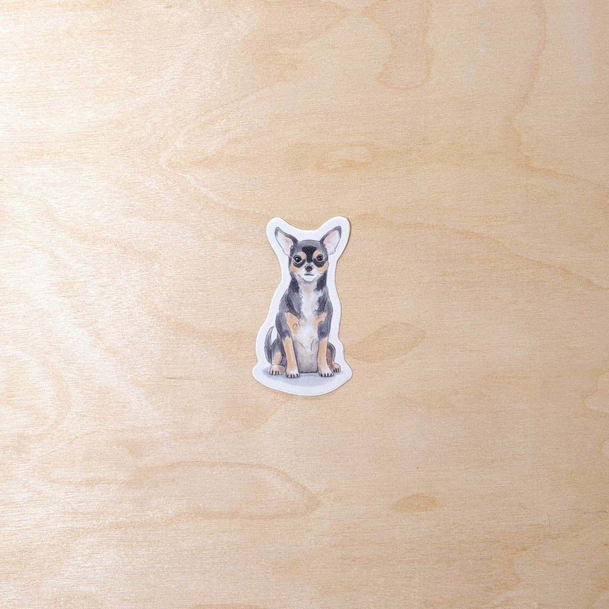 Chihuahua Small Dog Pet Hand-Illustrated Sticker
