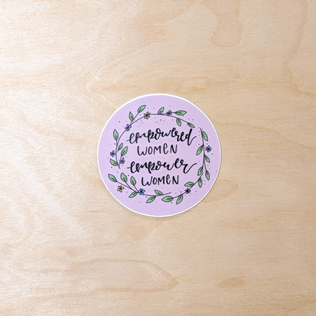 Empowered Women Feminist Hand-Illustrated Sticker