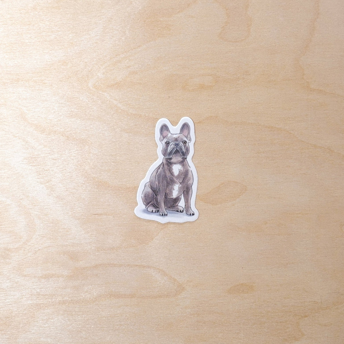 French Bulldog Dog Pet Hand-Illustrated Sticker