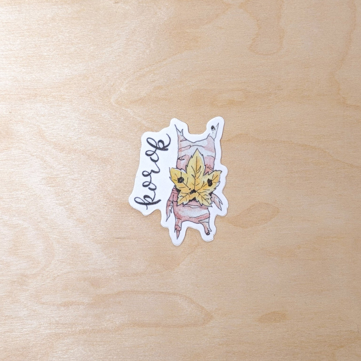 Korok Botanical Hand-Illustrated Sticker