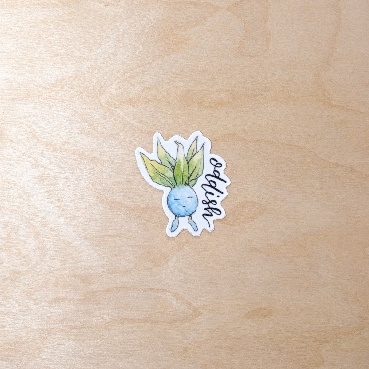 Oddish Botanical Hand-Illustrated Sticker