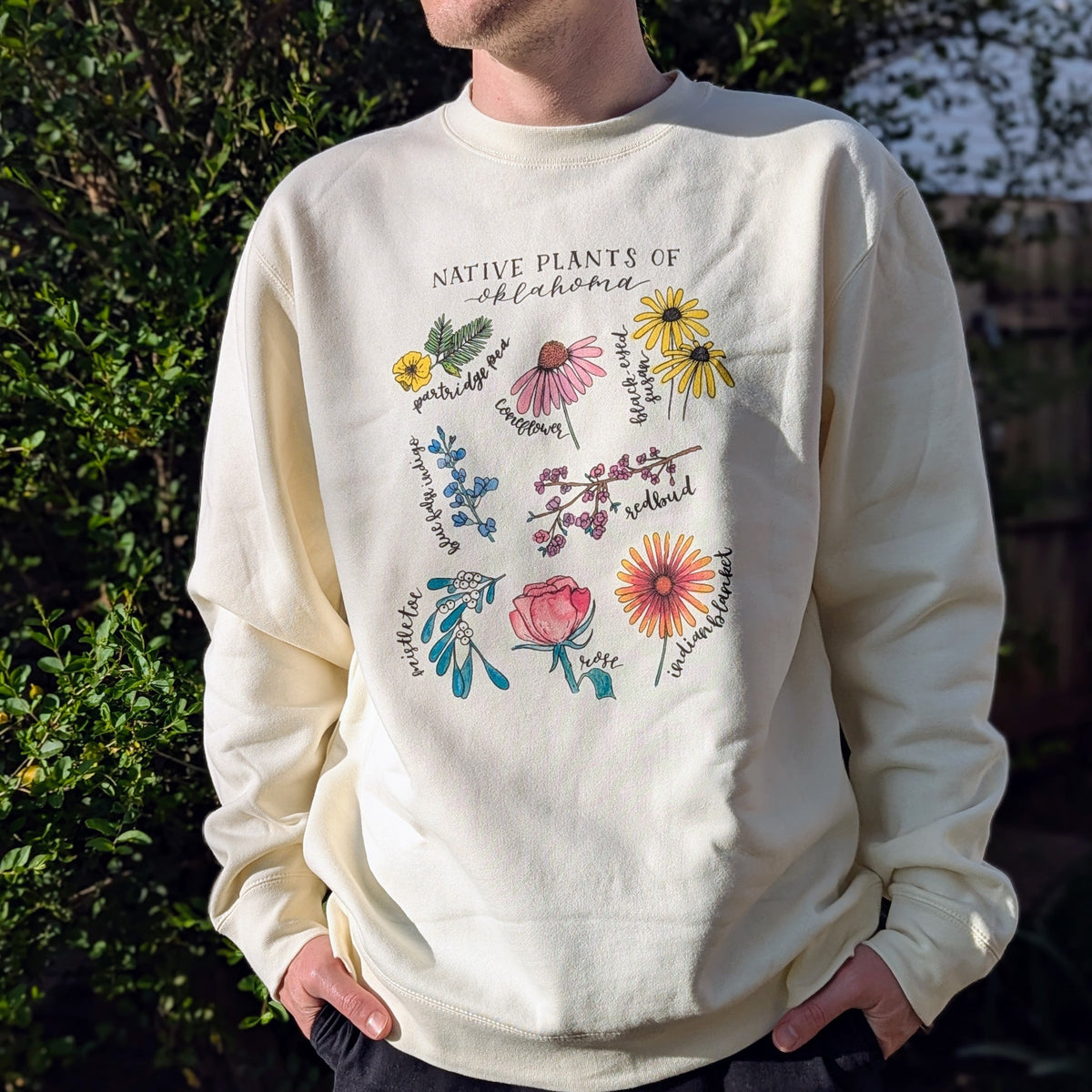 Native Plants of Oklahoma Sweatshirt