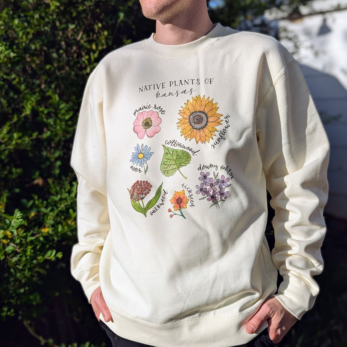 Native Plants of Kansas Sweatshirt