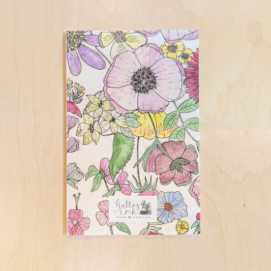 Folklore Floral Botanical Hand-Illustrated Journal