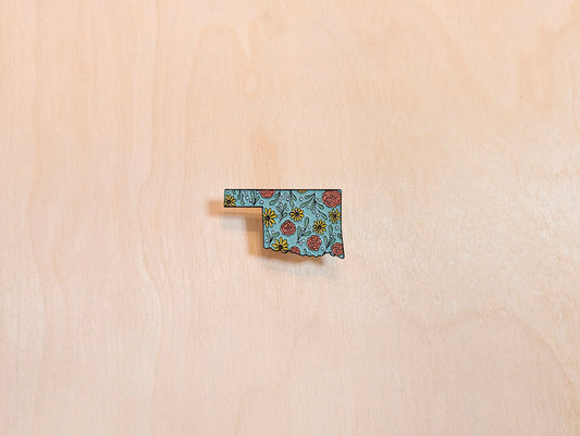 Oklahoma Enamel Pin