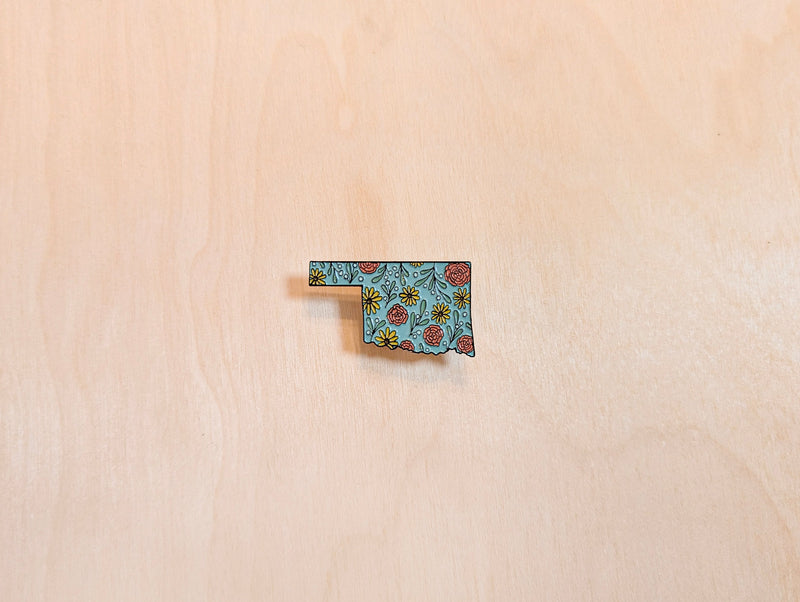 Oklahoma Enamel Pin