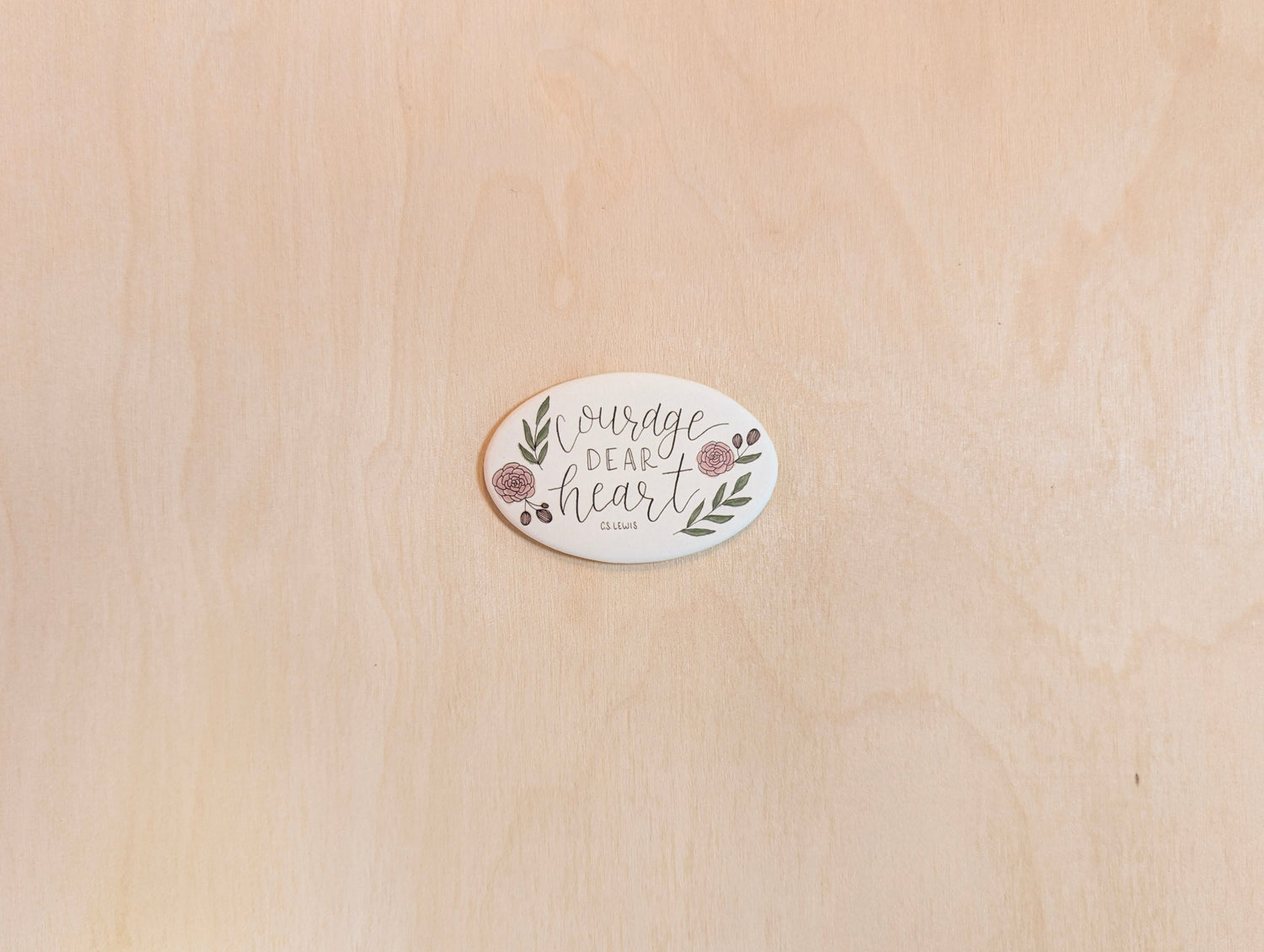 Courage Dear Heart Hand-Illustrated Magnet