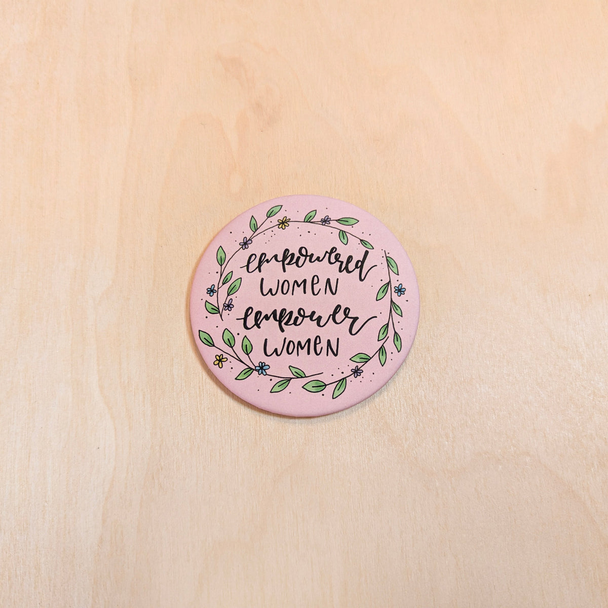 Empowered Women Feminist Hand-Illustrated Magnet