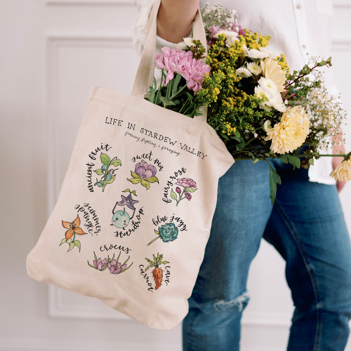 Plants of Stardew Valley Botanical Tote Bag