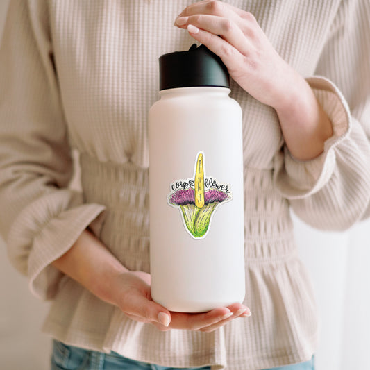 Corpse Flower Floral Botanical Sticker
