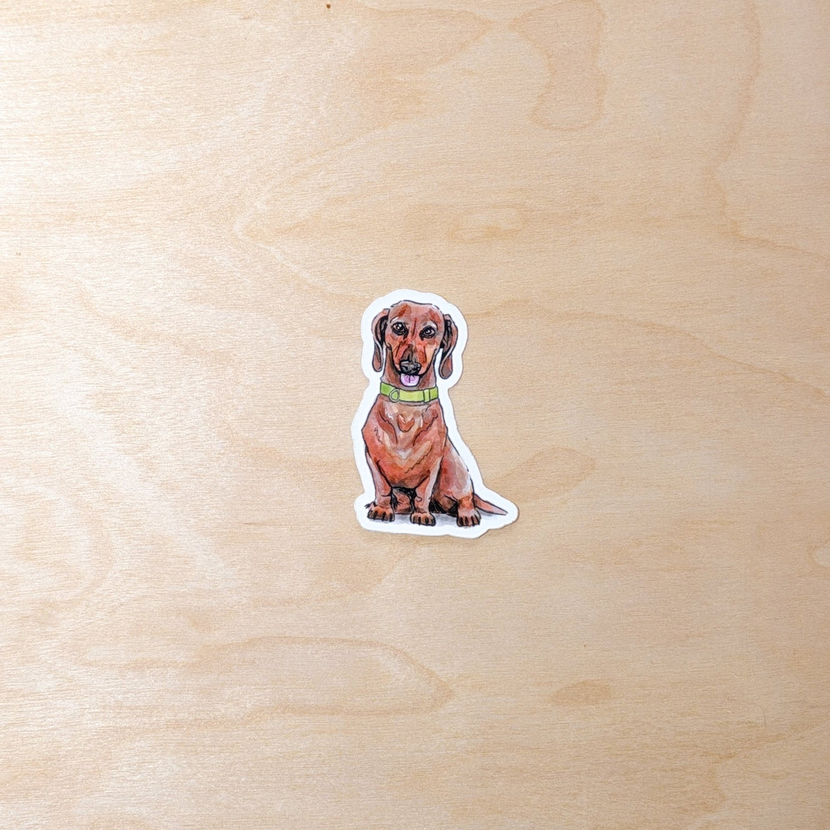 Dachshund Dog Pet Hand-Illustrated Sticker