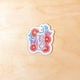Diet Coke and Flowers Botanical Acrylic Magnet