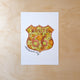 Fall Route 66 Oklahoma City Illustrated Postcard