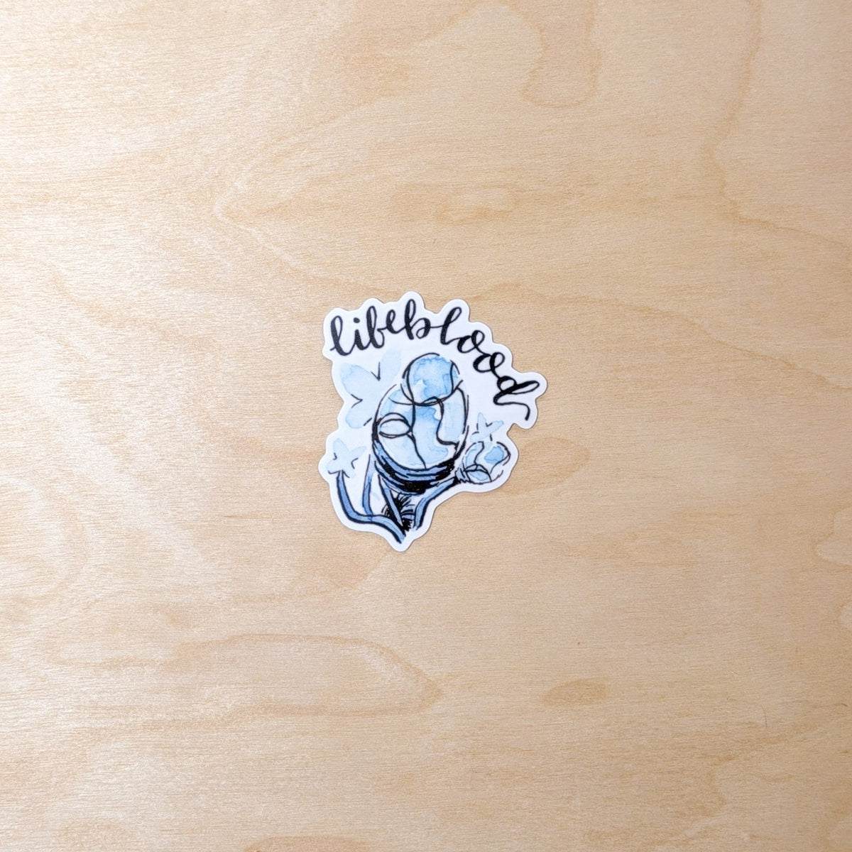 Lifeblood Botanical Hand-Illustrated Sticker