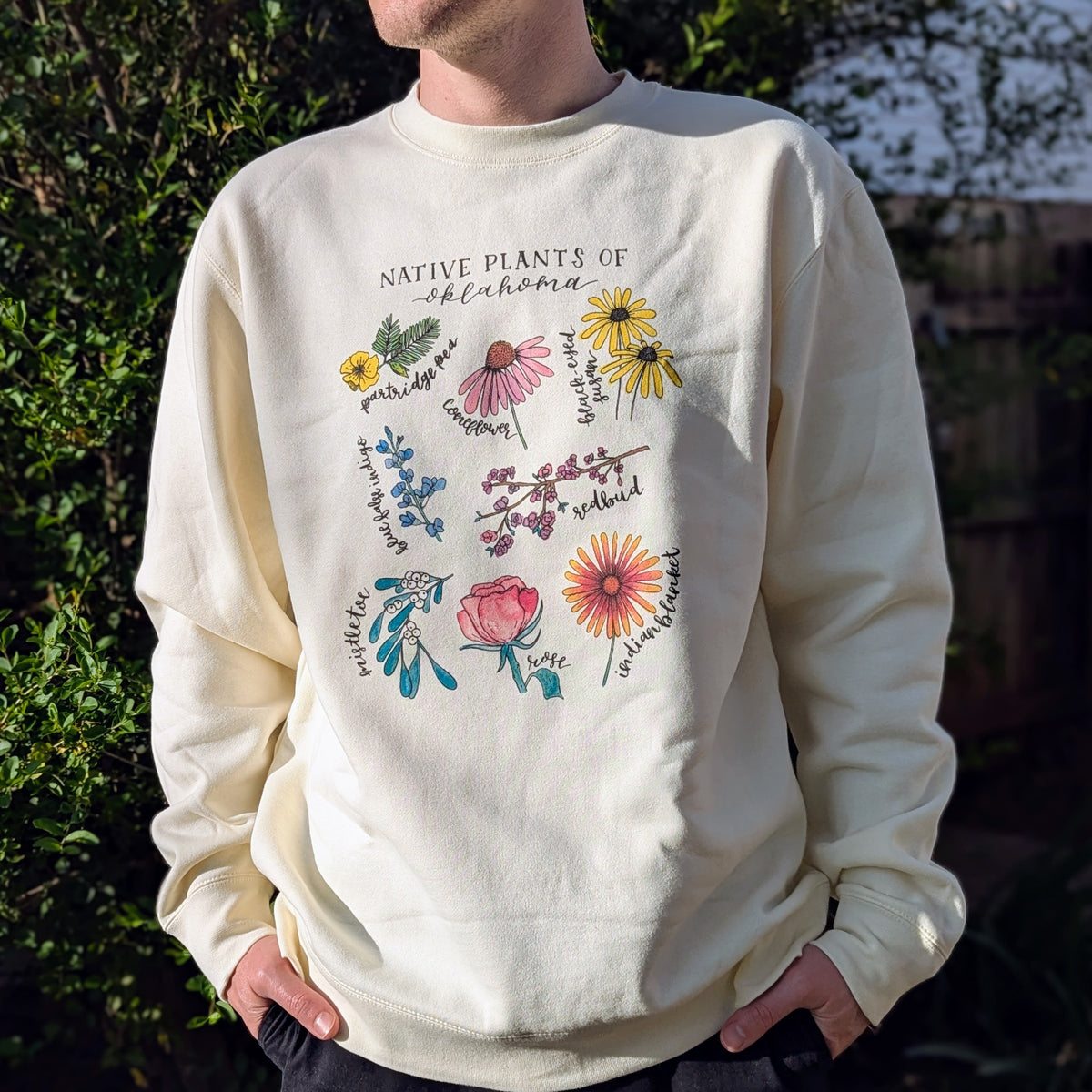 Native Plants of Oklahoma Sweatshirt
