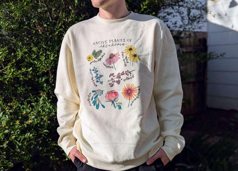 Native Plants of Oklahoma Sweatshirt
