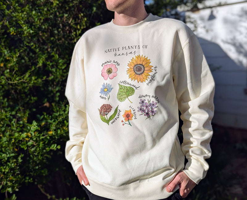 Native Plants of Kansas Sweatshirt