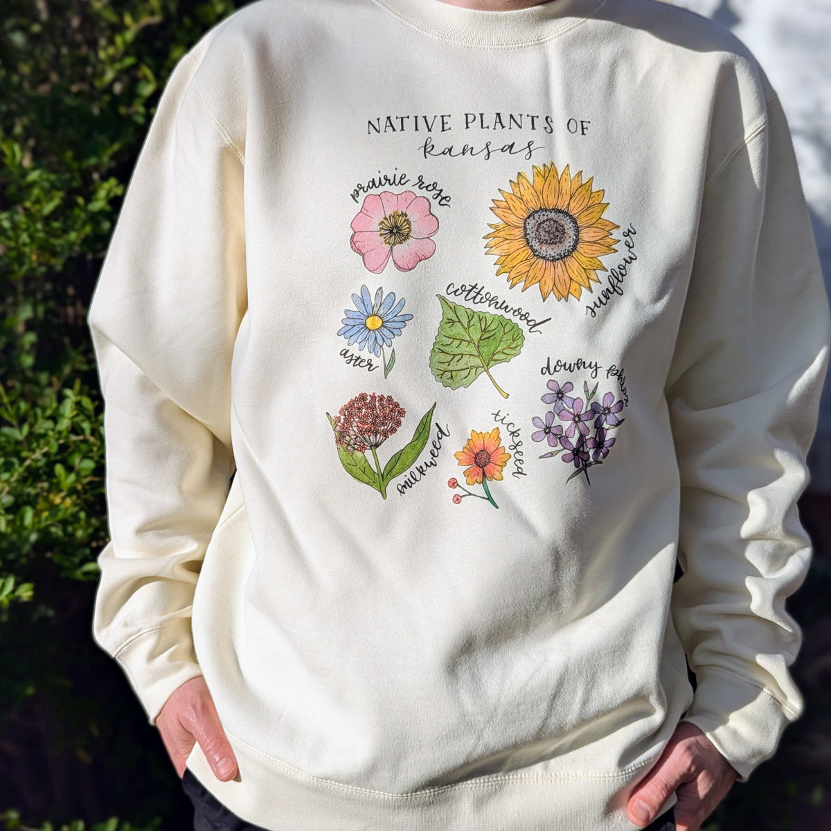 Native Plants of Kansas Sweatshirt