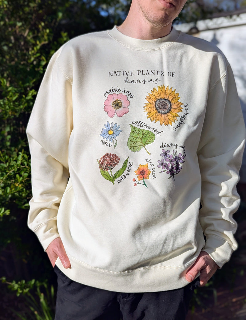 Native Plants of Kansas Sweatshirt