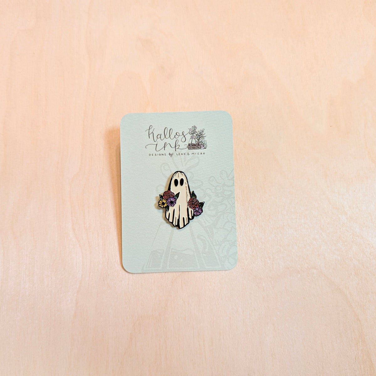 Ghostly Enamel Pin
