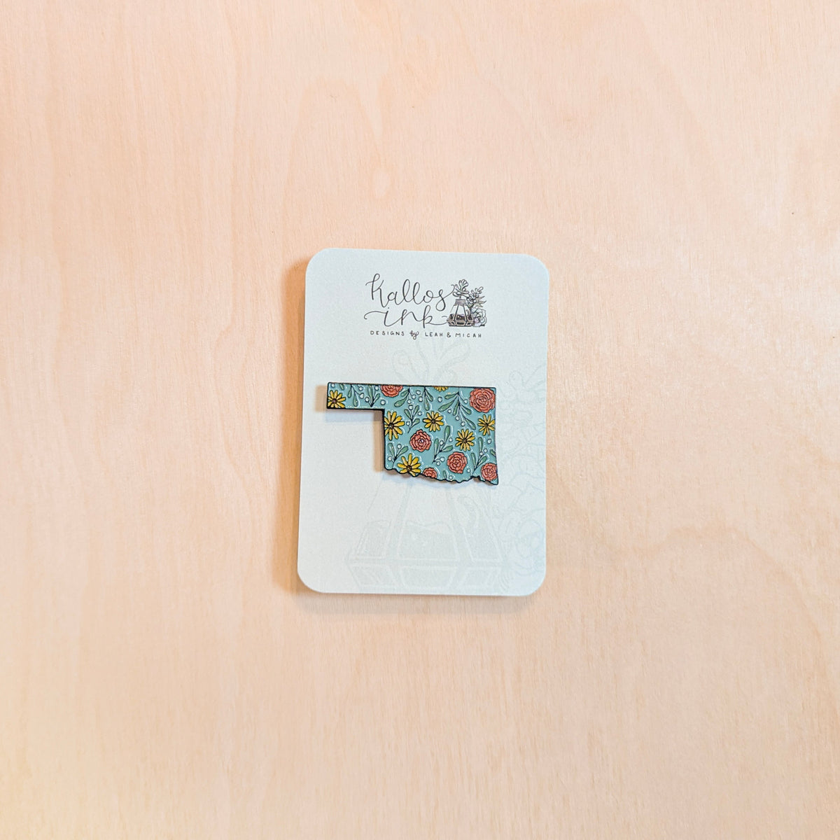 Oklahoma Enamel Pin