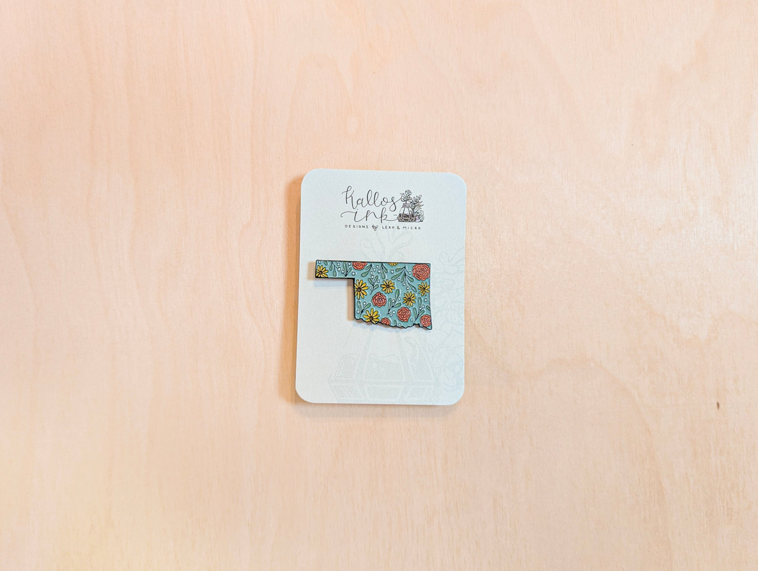 Oklahoma Enamel Pin