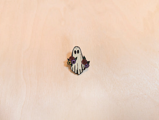 Ghostly Enamel Pin
