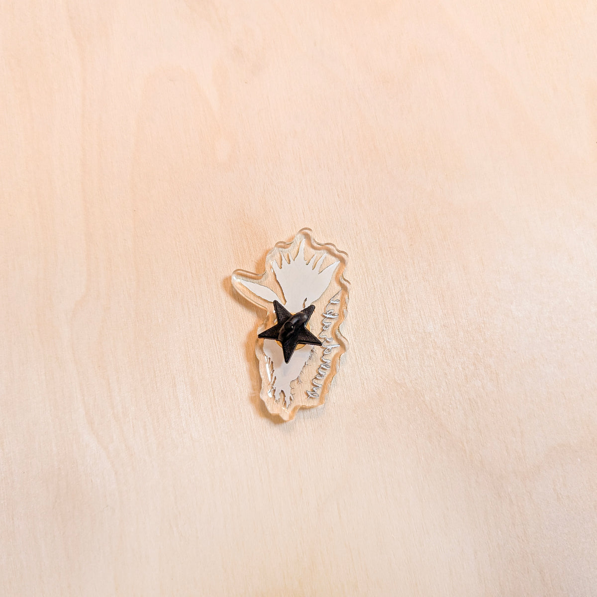 Mandrake Acrylic Pin