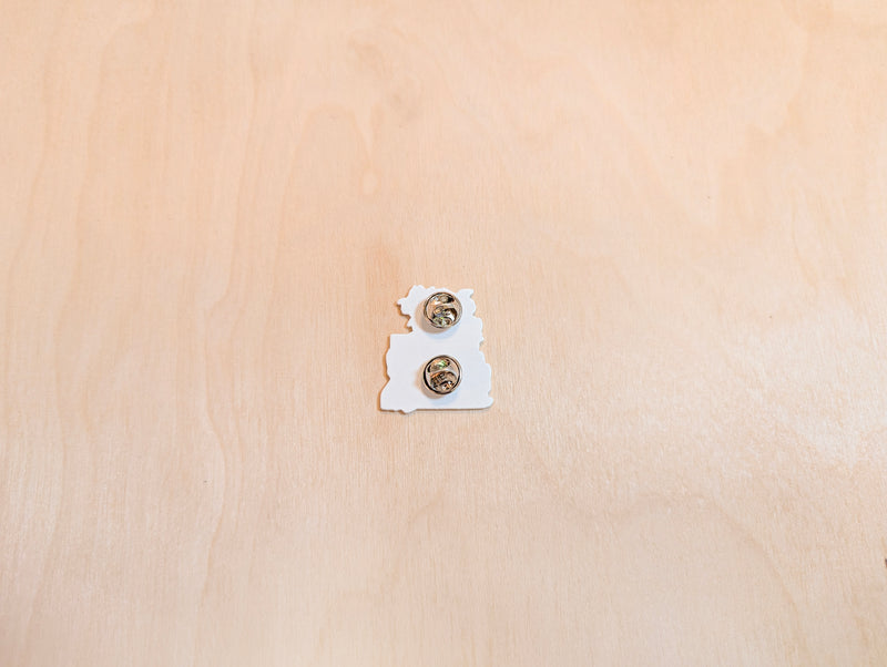 Book & Pothos Enamel Pin