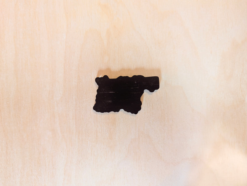 Oklahoma Shaped Floral Magnet