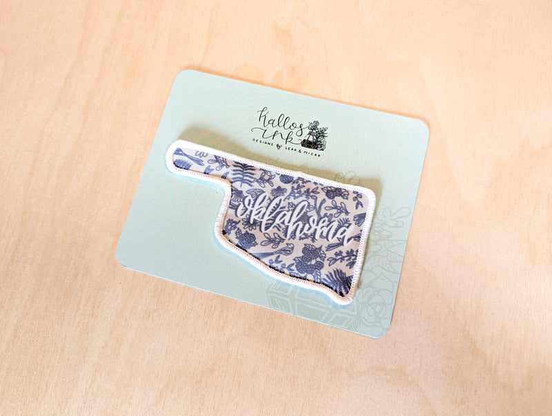 Oklahoma Icons Iron-On Patch