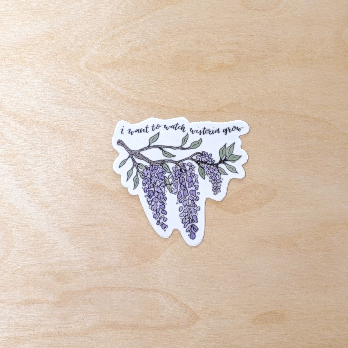 Taylor Swift Wisteria Hand-Illustrated Sticker