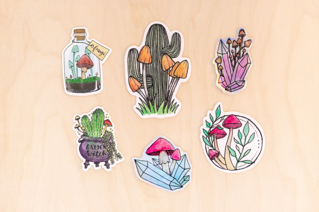 Mushroom Lovers Sticker Pack