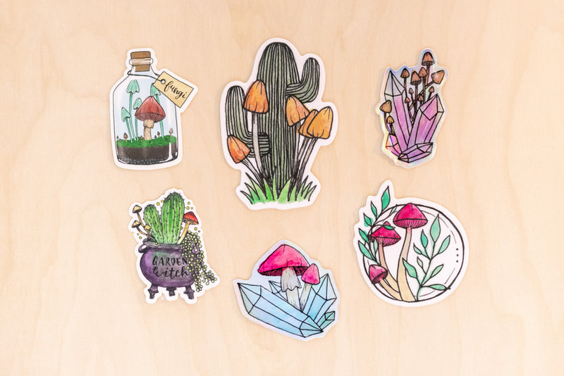 Mushroom Lovers Sticker Pack