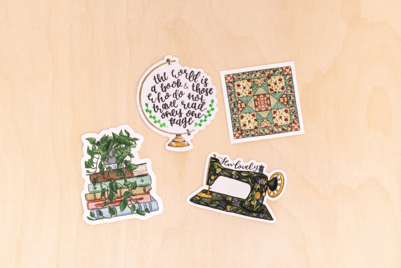 Cozy Hobbies Sticker Pack