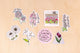 Pink & White Sticker Pack
