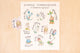 Hyrule Compendium Art Print + Sticker