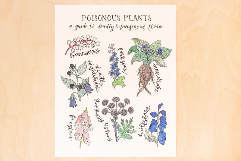 Poisonous Plants Art Print