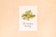 December Birth Month Holly Botanical Print