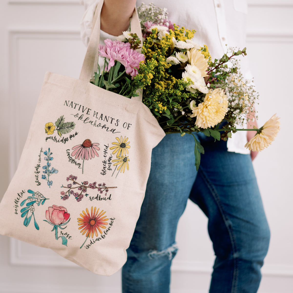 Native Plants of Oklahoma Tote Bag